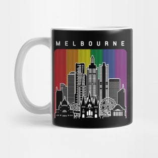 Melbourne LGBT Rainbow Flag Mug